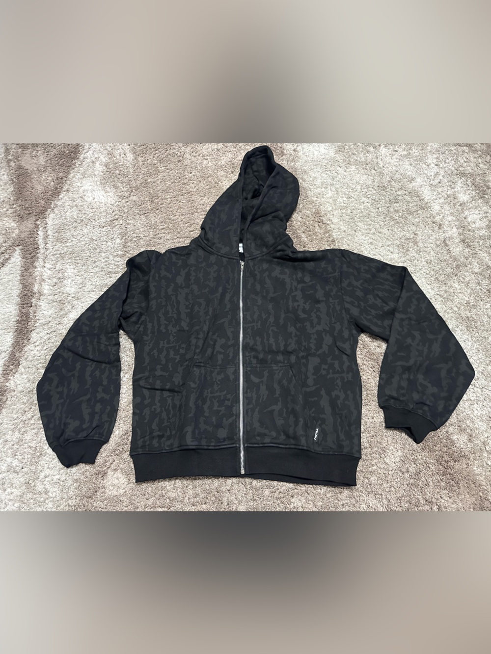 Heaven can wait camo sweater